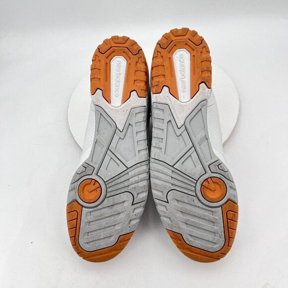 New Balance 650 Men Size 11.5D BB650RCL White Orange Canyon Training Shoes - Picture 7 of 10